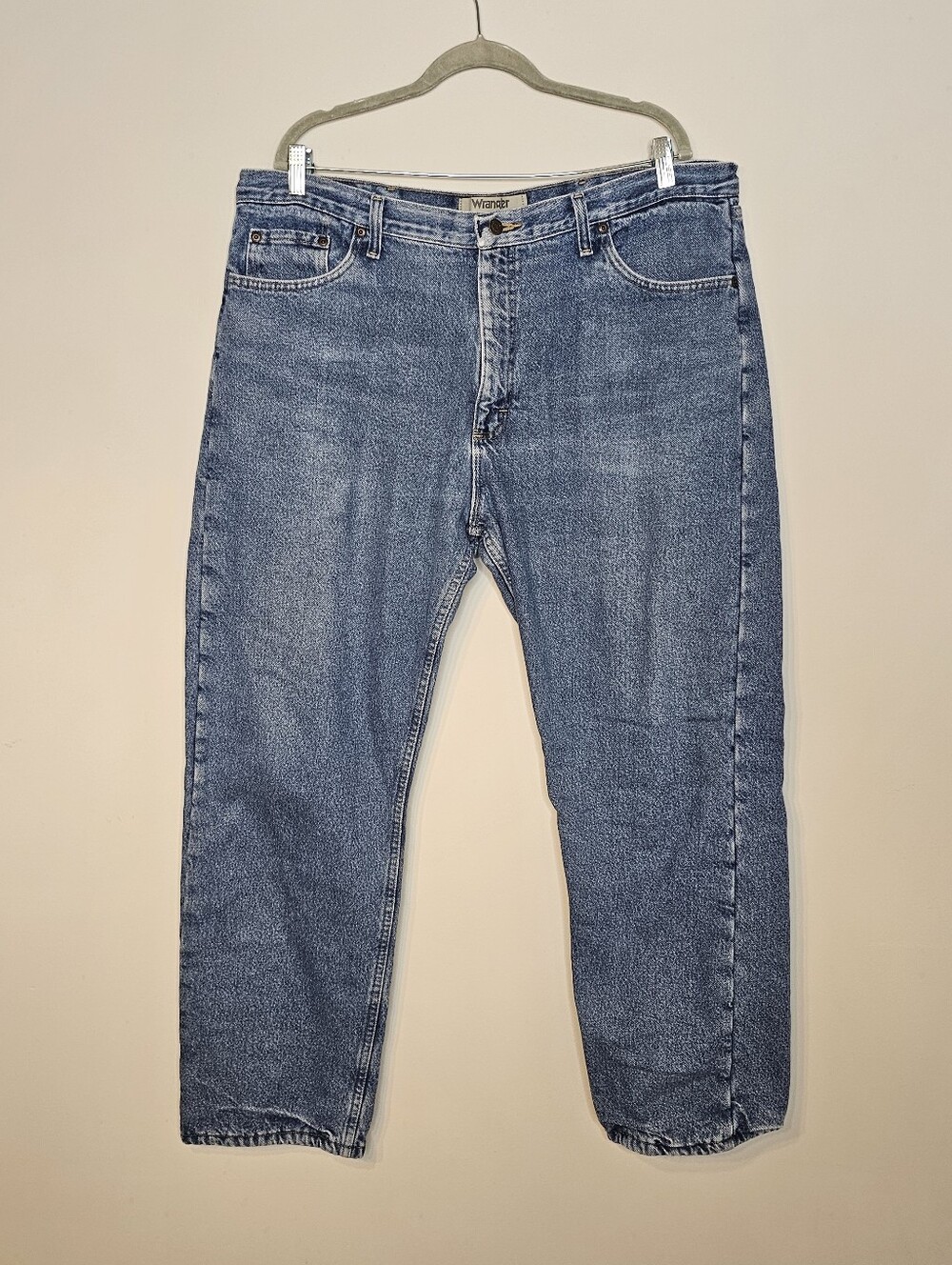Wrangler Authentics Fleece Lined Jeans Size 42 x 30 100 Cotton